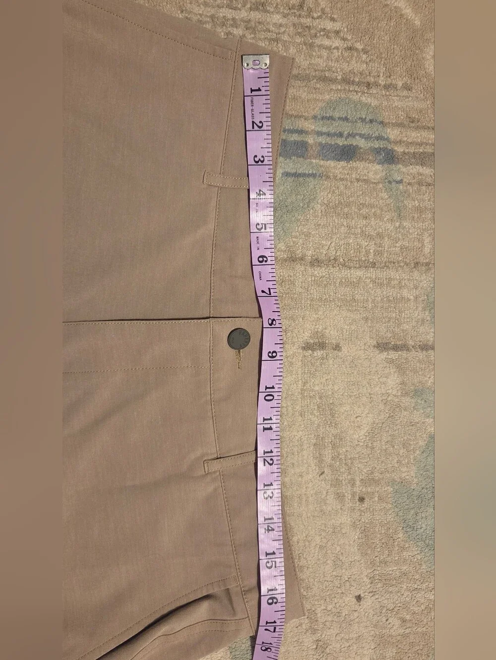 Mems Faherty All Day Shorts 5'. Tan. Size 34. EUC